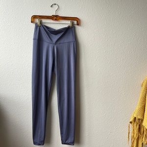 Aerie Gunmetal Grey Shimmer Leggings